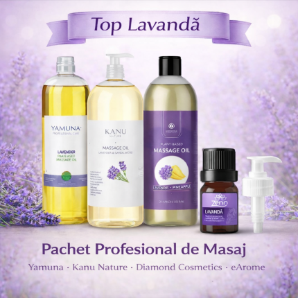 Pachet Top Lavandă – Profesional pentru Masaj